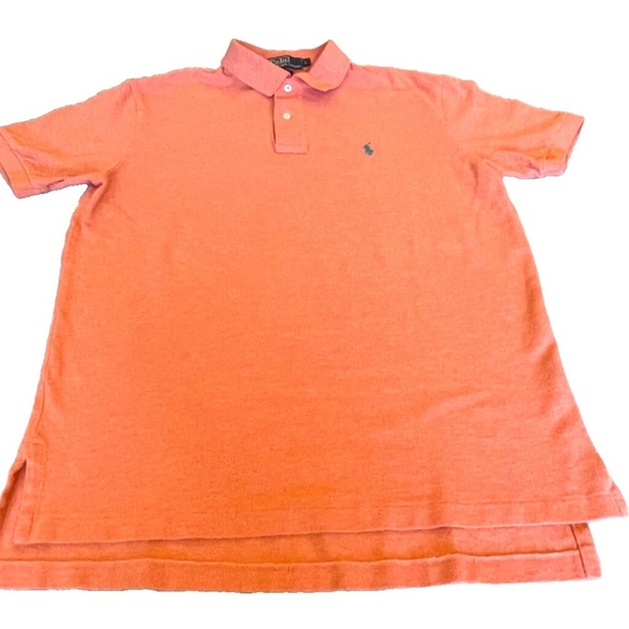 Polo Ralph Lauren Men's Polo Shirt;‎ 100% Cotton; Orange; Size L - Picture 3 of 4